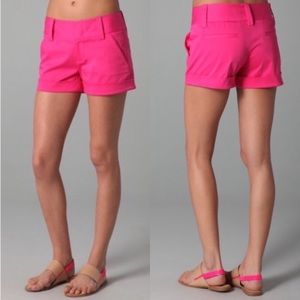 Alice + Olivia Hot Pink Shorts
